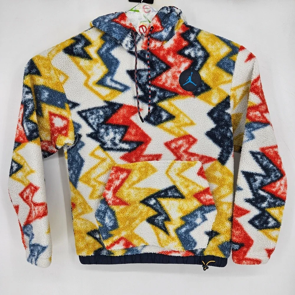 Jordan Essentials Mountainside Hoodie Mens Medium Multicolor Fleece DH1110-133